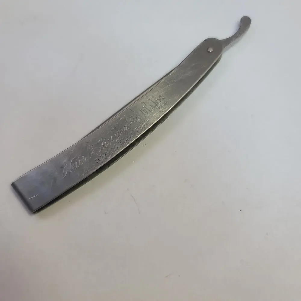 Vintage Hair Sharper Straighy Razor By Major Made In Japan